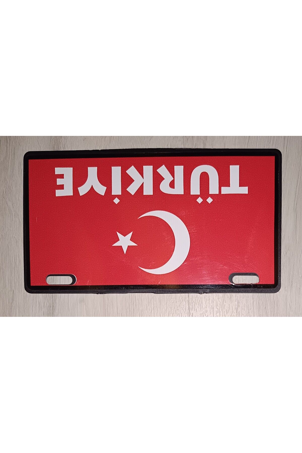 E-Bike TÜRKİYE AY YILDIZ yazılı plaka